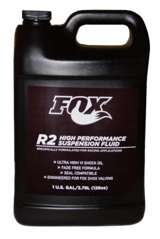 FOX RACING R2 LIQUIDE DE SUSPENSION HAUTE PERFORMANCE (1 GALLON, 3,78L)