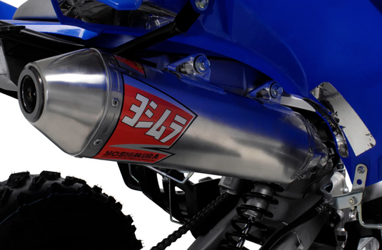 YOSHIMURA USA RS2 EDELSTAHL-SCHALLDÄMPFER SLIP-ON YAMAHA YFM RAPTOR 700/R/SE 06-23