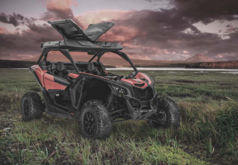 Laden Sie das Bild in Galerie -Viewer, TESSERACT DACHBOX FÜR CAN AM MAVERICK X3 UTV
