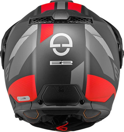 Schuberth E2 Defender mattroter Klapphelm