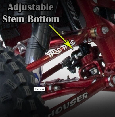 HOUSER YAMAHA YFZ450R/X ADJUSTABLE STEERING STEM BOTTOM