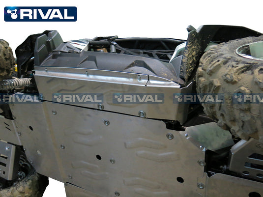 RIVAL Kompletter Unterfahrschutzsatz - Aluminium CF Moto Zforce 800/1000