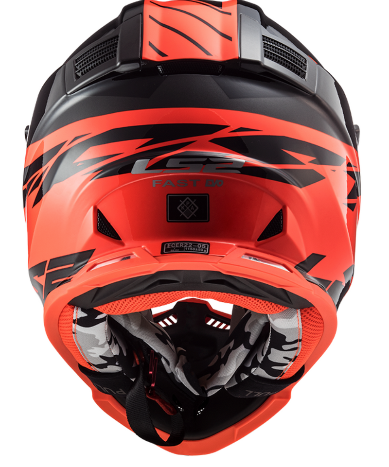 Load image into Gallery viewer, LS2 MX437 FAST EVO ROAR MATT BLACK RED
