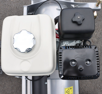 BROYEUR AVANT SHARK ATV 100 AVEC MOTEUR HONDA GX 270, COULEUR ARGENT
