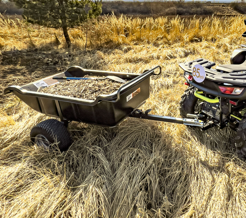 Load image into Gallery viewer, SHARK ATV TRAILER GARDEN 680 BLACK, 2 WHEEL
