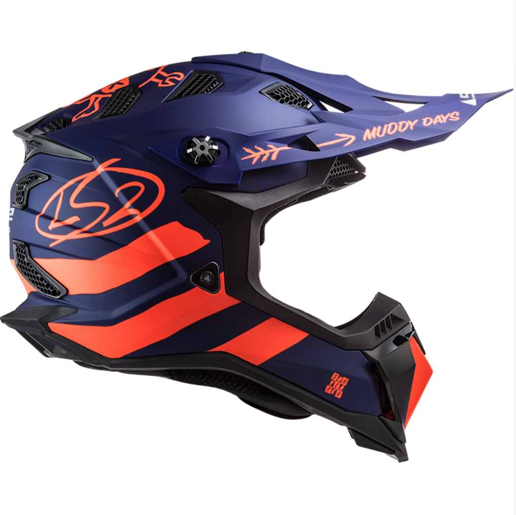 LS2 MX700 SUBVERTER CARGO MATT BLUE FLUO