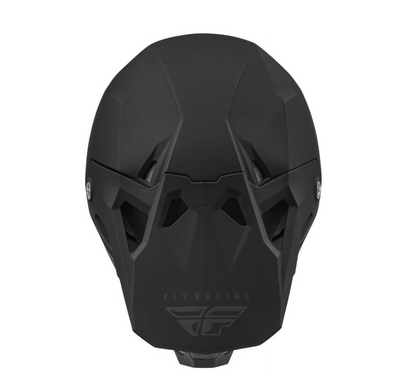 FLY RACING Formula CP Solid Helm - Mattschwarz