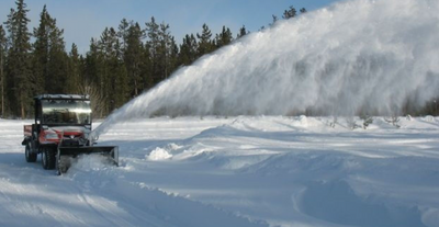 Souffleuse à neige professionnelle BERCOMAC 66" (167 cm) moteur Honda 22HP