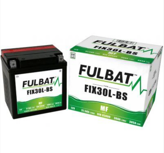 FULBAT BATTERY 12V/30AH FIX30L-BS (YTX30L-BS) SEGWAY, CF MOTO, POLARIS, HARLEY DAVIDSON