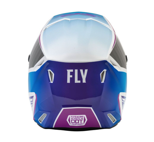 FLY RACING Kinetic Drift Helmet - Pink/White/Blue