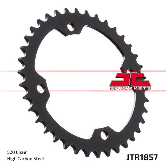 JT REAR STEEL SPROCKET YAMAHA YFM YFZ 350 450 700 RAPTOR JTR1857