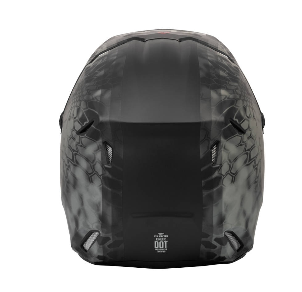 FLY RACING Kinetic SE Helm - Matt Moosgrau/Schwarz