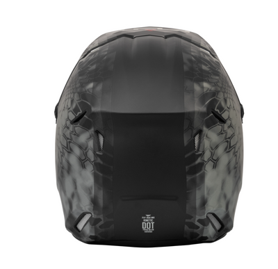 FLY RACING Kinetic SE Helm - Matt Moosgrau/Schwarz