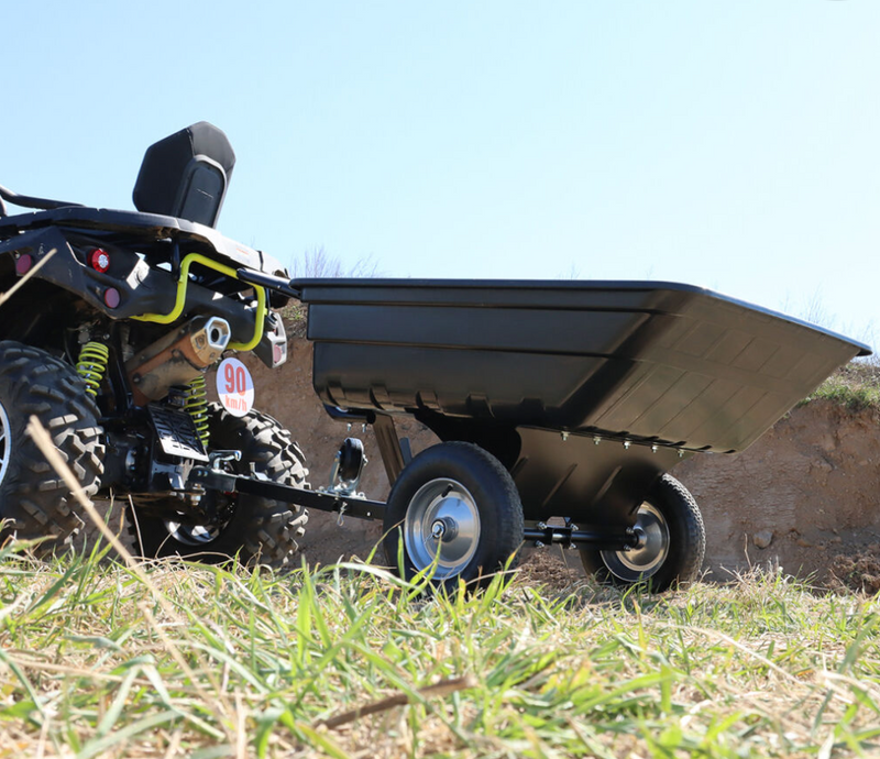 Load image into Gallery viewer, SHARK ATV TRAILER GARDEN 150 BLACK (INCL. HITCH)
