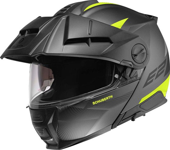 Schuberth E2 defender matt yellow/grey Flip Up helmet