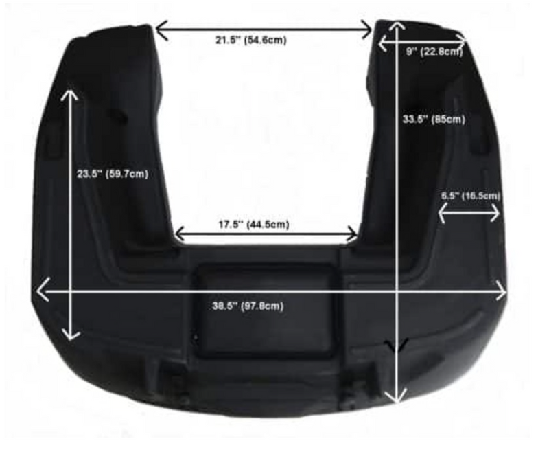 Laden Sie das Bild in Galerie -Viewer, ART Touring ATV-Gepäckbox hinten, schwarz, 125 l
