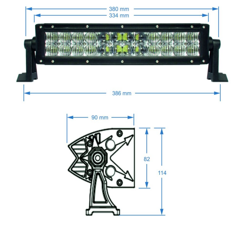 Load image into Gallery viewer, SHARK LED LIGHT BAR,5D,13.5&quot;,72W
