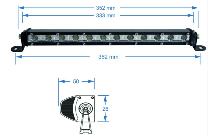 Load image into Gallery viewer, SHARK LED LIGHT BAR 13&quot;, 36W
