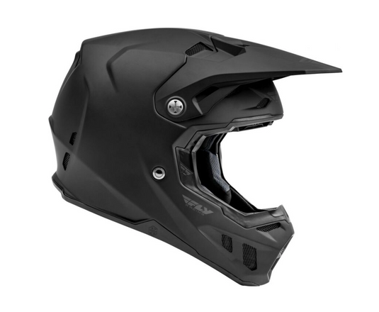 FLY RACING Formula CC Solid Helm - Mattschwarz