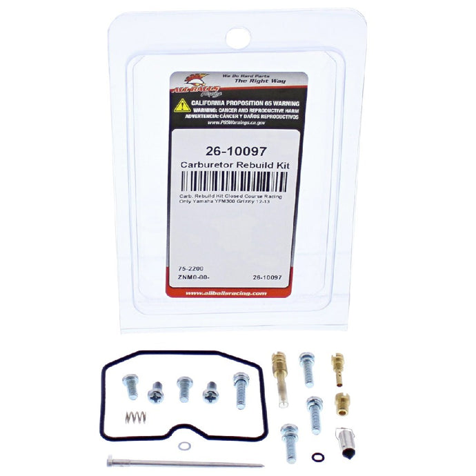 ALL BALLS CARBURETOR REPAIR KIT YAMAHA YFM300 GRIZZLY '12-'13