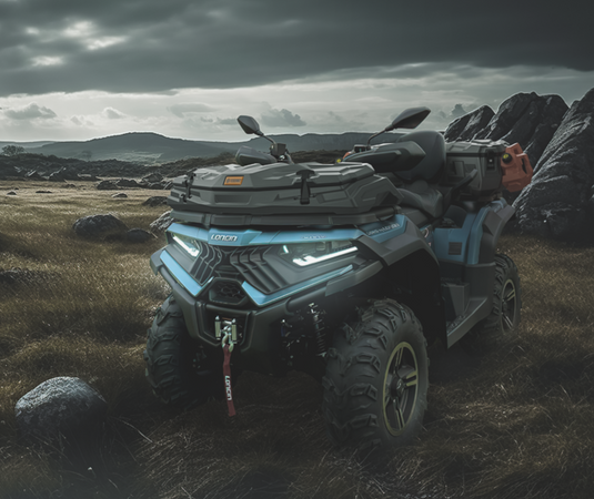 TESSERACT ATV ​​VORDERE GEHÄUSEBOX FÜR GOES / LONCIN XWOLF 700