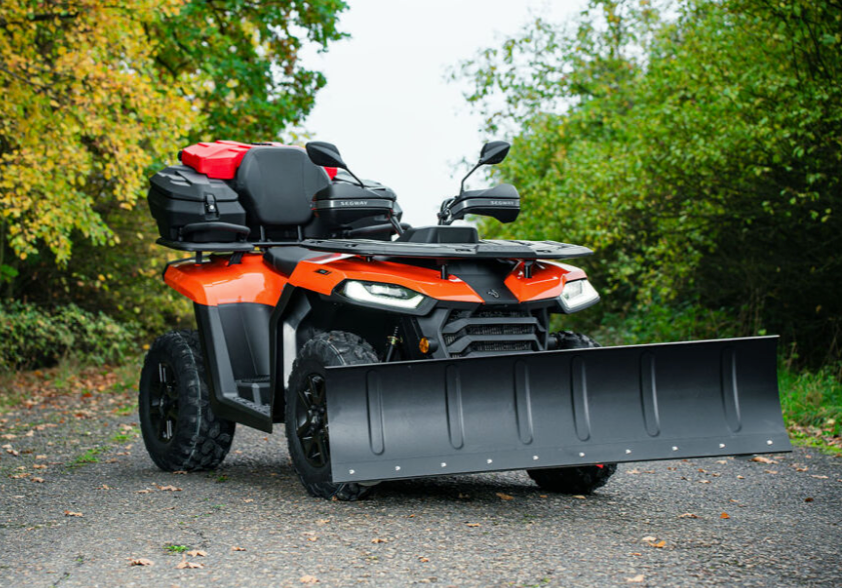 SHARK SCHNEEPFLUG ATV / UTV – STAHL, SCHWARZ, MIT SCHNELLADAPTER