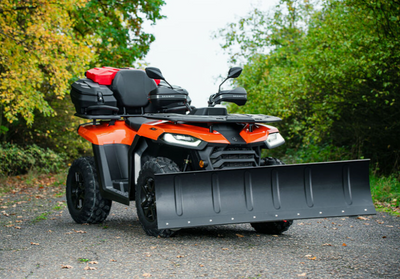 SHARK SCHNEEPFLUG ATV / UTV – STAHL, SCHWARZ, MIT SCHNELLADAPTER