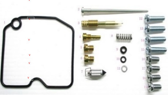 BEARING WORX CARBURETOR REPAIR KIT ARCTIC  CAT TRV 500 FIS '04-'05