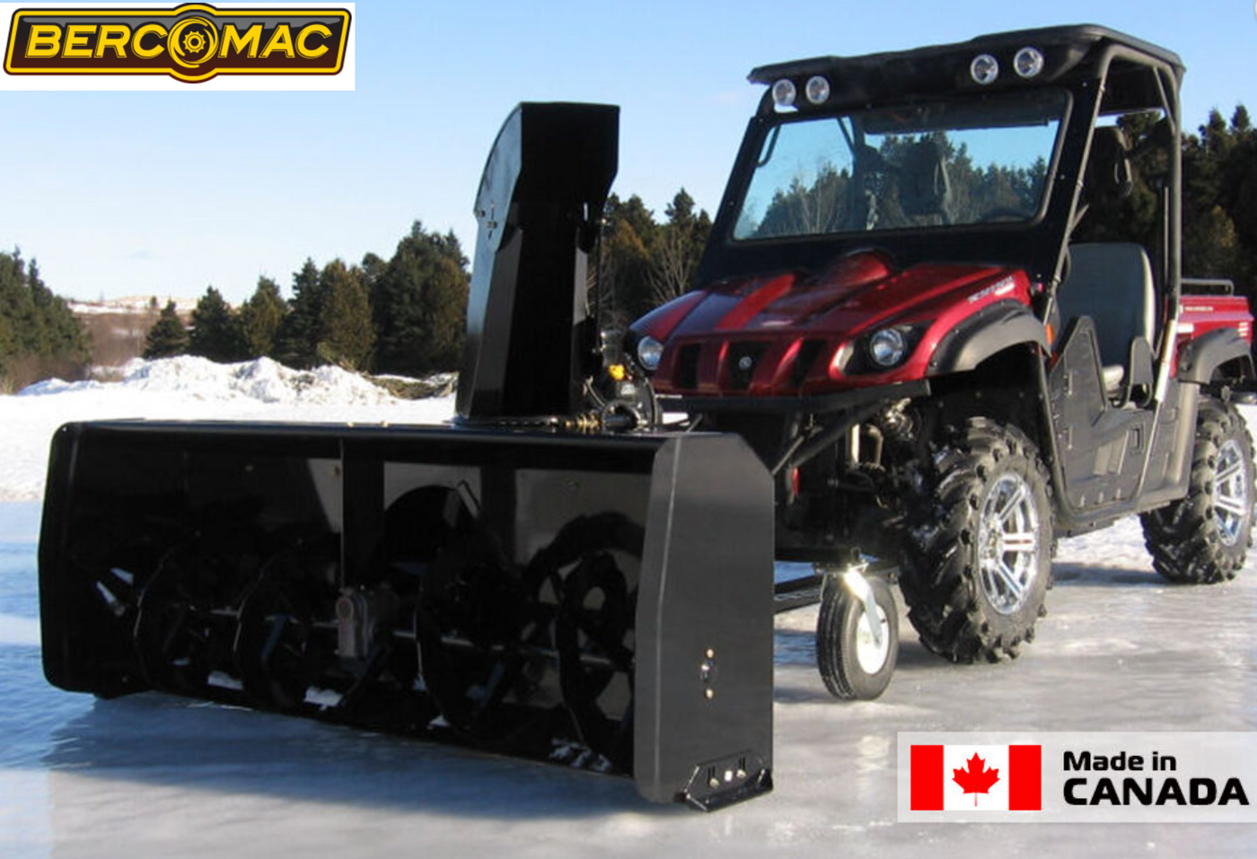 BERCOMAC profesional snowblower 72" (183 cm) Honda engine 22HP 700513-7-22H-CE
