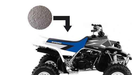 BLACKBIRD SEAT COVER YAMAHA BANSHEE '86-'06 (BLUE/WHITE)