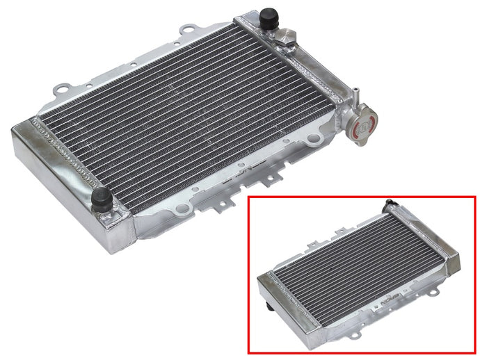 RADIATEUR BRONCO YAMAHA KODIAK, GRIZZLY 400 03-08 / KODIAK, GRIZZLY 450 03-14 RENFORCÉ AVEC CAPACITÉ AUGMENTÉE