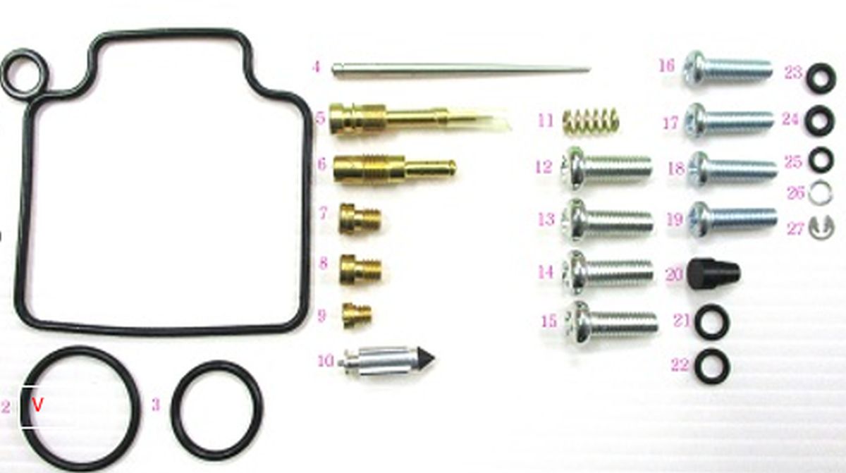 BEARING WORX CARBURETOR REPAIR KIT HONDA TRX 500 '05-'14