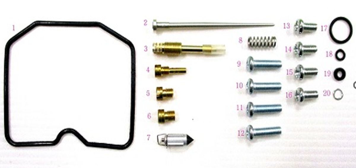 BEARING WORX CARBURETOR REPAIR KIT SUZUKI LT-A/LT-F 400 EIGER '02-'07