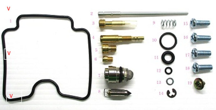 KIT DE RÉPARATION CARBURATEUR ROULEMENT WORX SUZUKI LT-Z 250 '04-'09