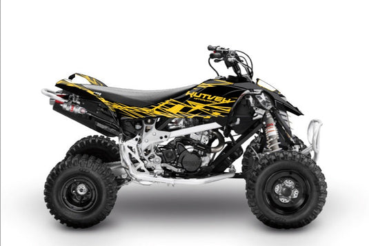 CAN AM DS 450 ATV ERASER GRAPHIC KIT YELLOW BLACK