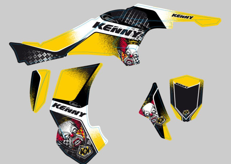 Laden Sie das Bild in Galerie -Viewer, CAN AM DS 450 ATV KENNY GRAPHIC KIT
