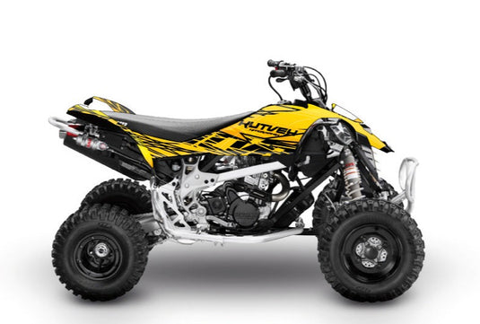 CAN AM DS 650 ATV ERASER GRAPHIC KIT YELLOW
