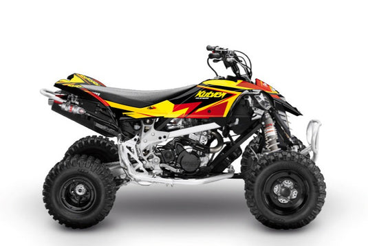 CAN AM DS 650 ATV STAGE GRAPHIC KIT YELLOW RED