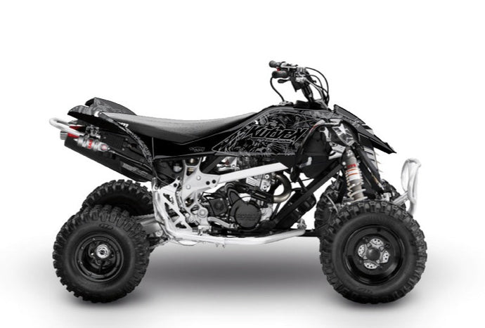 CAN AM DS 650 ATV ZOMBIES DARK GRAPHIC KIT BLACK