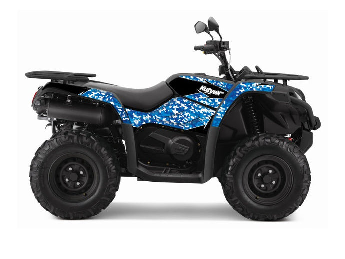 CF MOTO CFORCE 450 S ATV PREDATOR GRAPHIC KIT BLUE