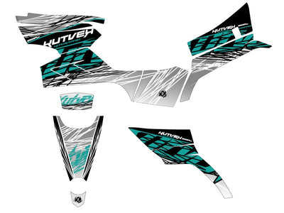 CF MOTO CFORCE 520 S ATV ERASER GRAPHIC KIT GREY