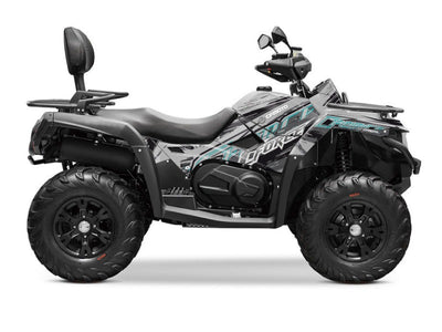 CF MOTO CFORCE 600 ATV BRUSH GRAPHIC KIT GREY