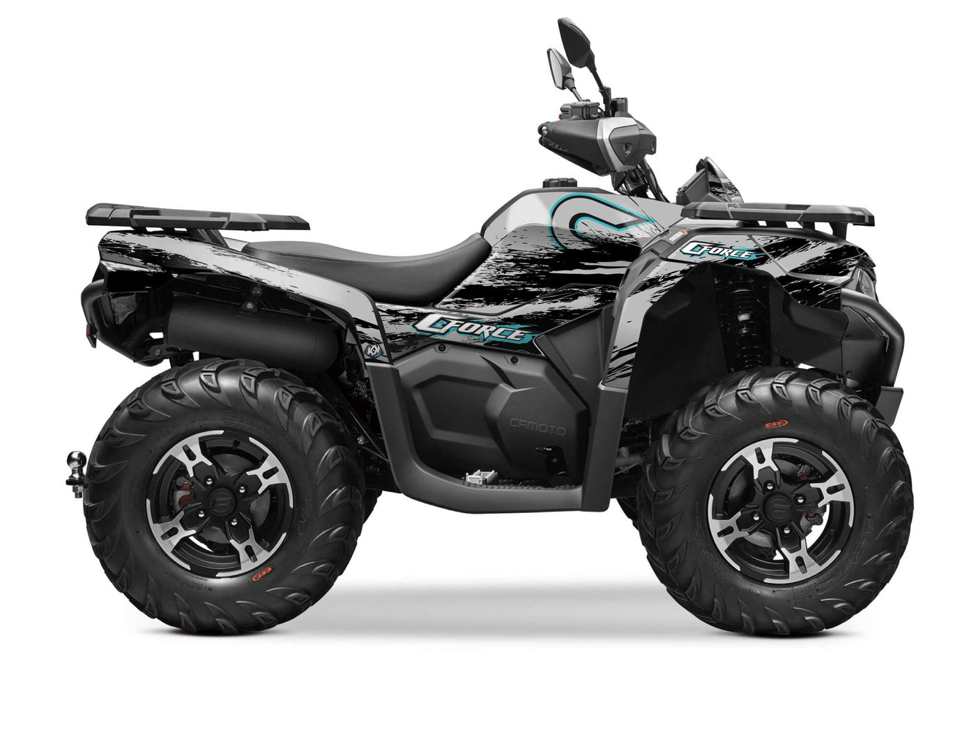 CF MOTO CFORCE 625 ATV SPLATTER GRAPHIC KIT GREY