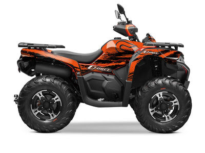 CF MOTO CFORCE 625 ATV SPLATTER GRAPHIC KIT ORANGE