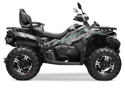 CF MOTO CFORCE 625 TOURING ATV BRUSH GRAPHIC KIT GREY