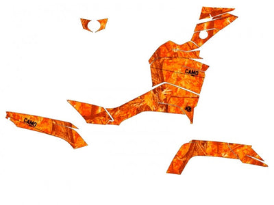 CF MOTO CFORCE 850 XC ATV CAMO GRAPHIC KIT ORANGE