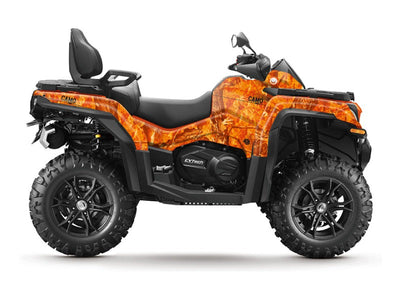 CF MOTO CFORCE 850 XC ATV CAMO GRAPHIC KIT ORANGE