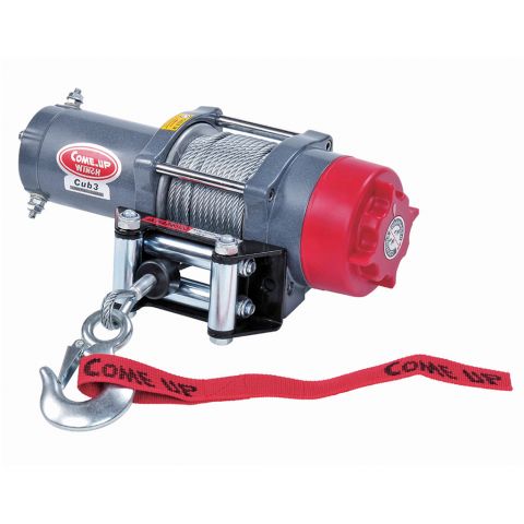 COMEUP ATV WINCH CUB 3 12V STD, 3000LBS, STEEL ROPE 123561