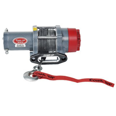 COMEUP CUB 3S 12V STD, 3000LBS, SYNTHETIC ROPE ATV SSV UTV WINCH SET