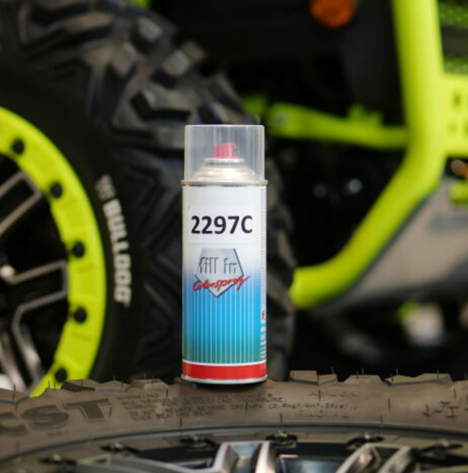 COLOR SPRAY GREEN 2297C PAINT (repair spray for Segway frames)